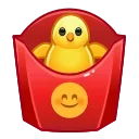 Creepy emoji 🐣