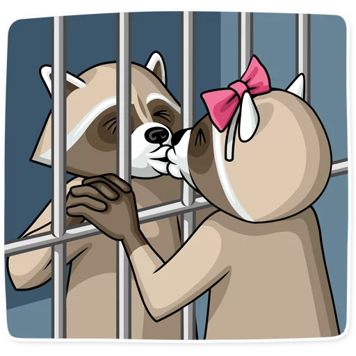 Эмодзи Criminal Raccoon 😘