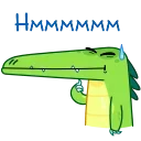 Crocodile Guy emoji 🤔