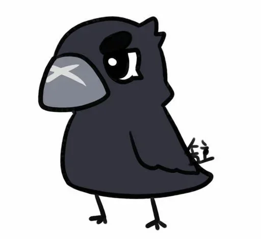 Crow sticker 🌟