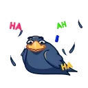 Angry Crow emoji 😂