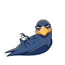 Angry Crow emoji 👋