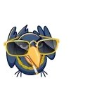 Angry Crow emoji 😎