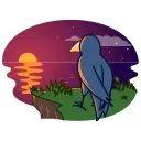 Angry Crow emoji 😭