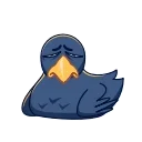 Емодзі Angry Crow 😱