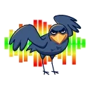 Емодзі Angry Crow 🕺