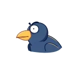 Angry Crow emoji 😳