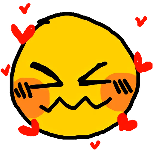 Telegram Sticker «Cursed Emojis» 🥰