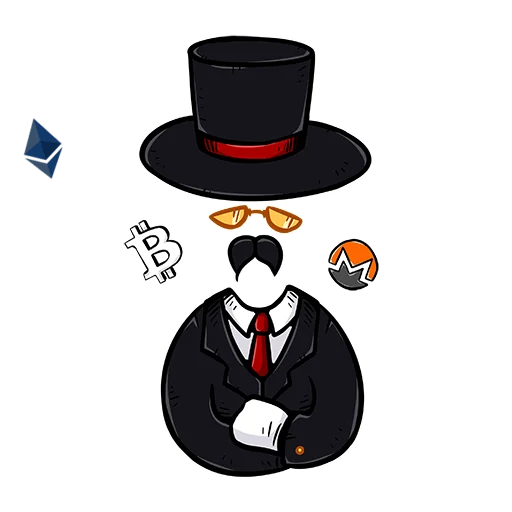 Стікер Telegram «Crypto Gentlemans stickers» 📉