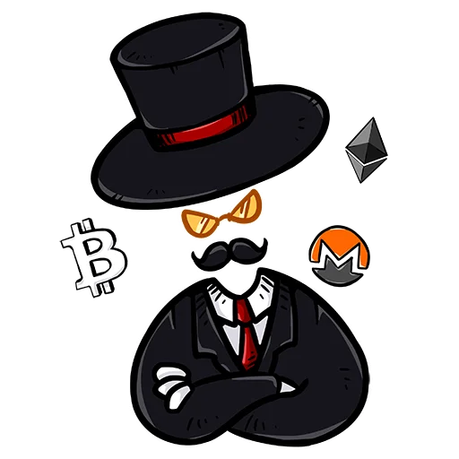 Стикер Telegram «Crypto Gentlemans stickers» 😡