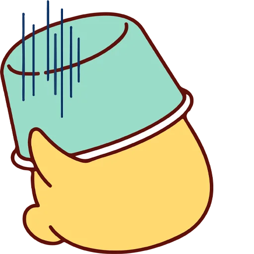 Telegram Sticker «Cup duck's daily life» 🙈