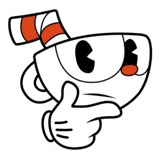Telegram stiker «Cuphead» 🤔