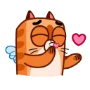 Telegram emoji Cupid Kitty