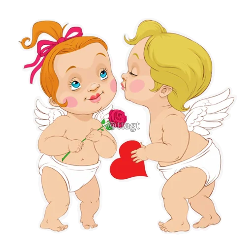 Telegram Sticker «Cupid» ❤️