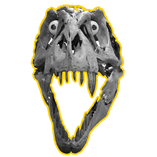 cursed dinosaurs sticker 🤪