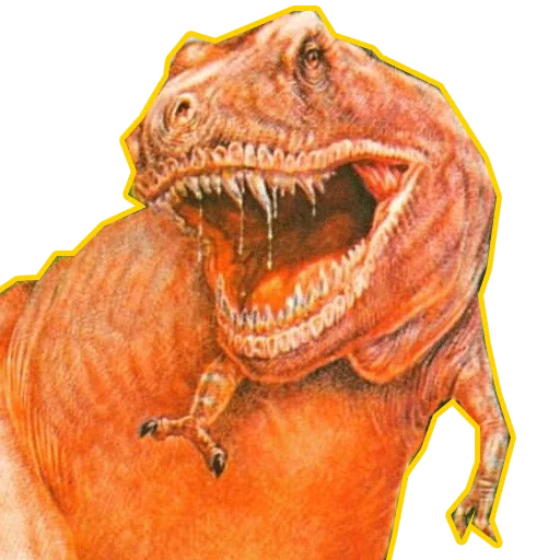 Стікер Telegram «cursed dinosaurs» 🥴
