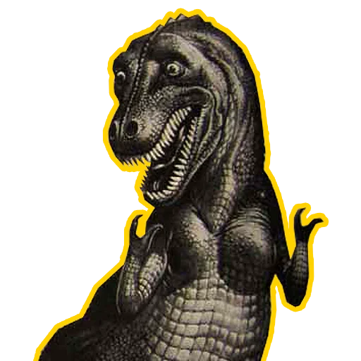 cursed dinosaurs sticker 🫢