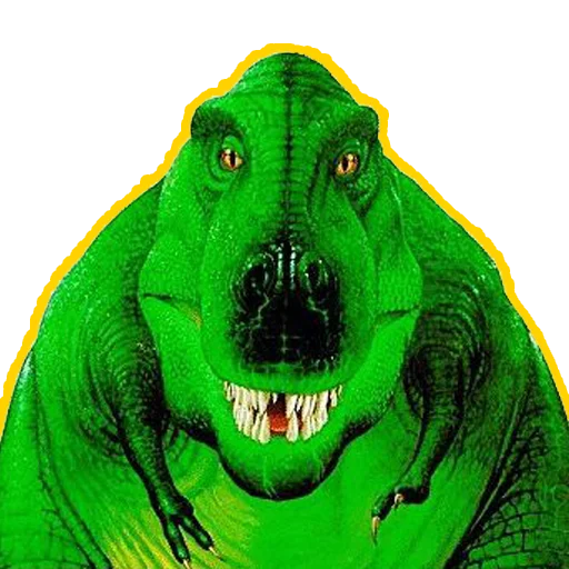 cursed dinosaurs sticker 🤓