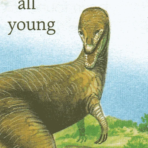 cursed dinosaurs sticker 😦