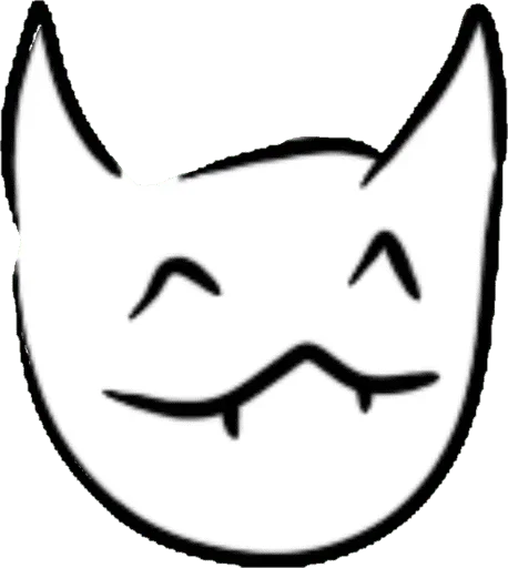 Cursed Cat emoji 😈