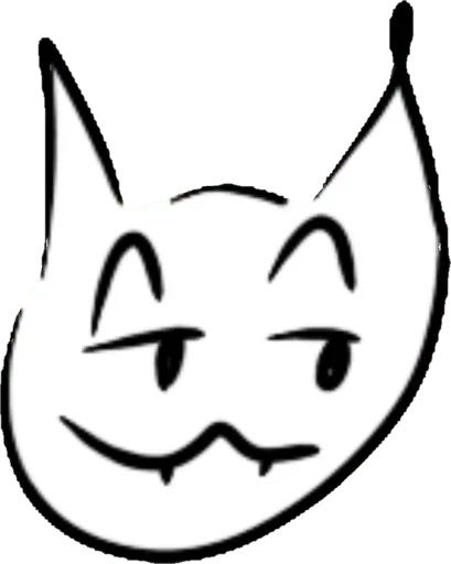 Cursed Cat emoji 😇