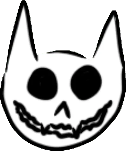 Cursed Cat emoji 👿