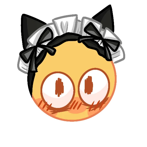 Стикер Telegram «Cursed Emojies UwU» 🥺