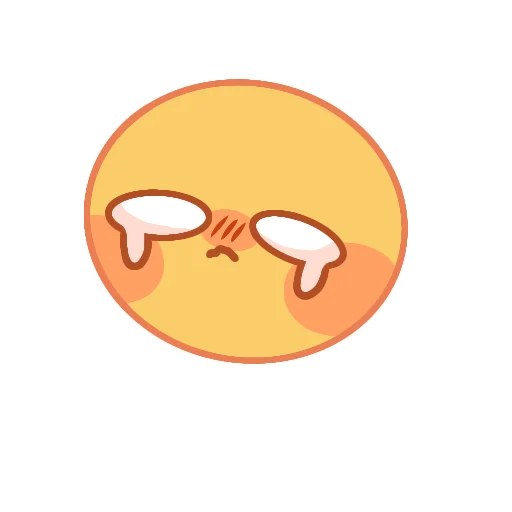Стикер Telegram «Cursed Emojies UwU» 😭