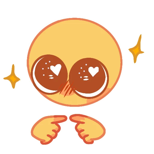 Telegram Sticker «Cursed Emojies UwU» 👉