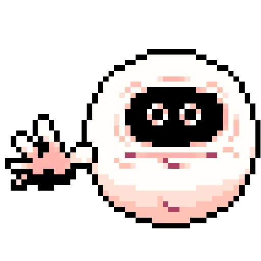 Cursed Pixelmoji emoji 😐