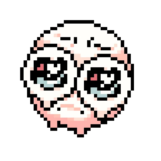 Cursed Pixelmoji emoji 😭