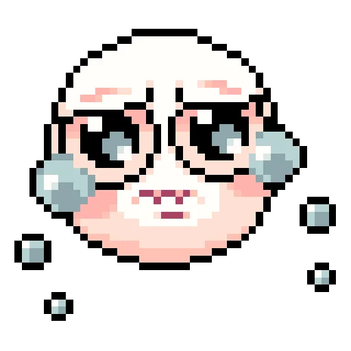 Cursed Pixelmoji emoji 😭