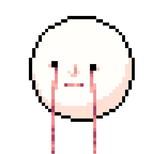 Cursed Pixelmoji emoji 😶