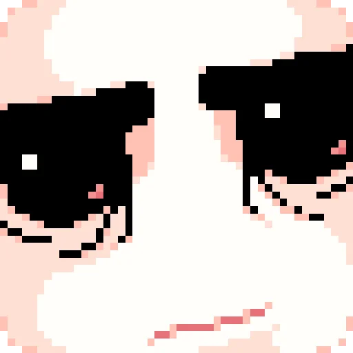 Cursed Pixelmoji emoji 🥺