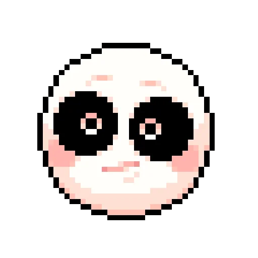 Cursed Pixelmoji emoji 😯