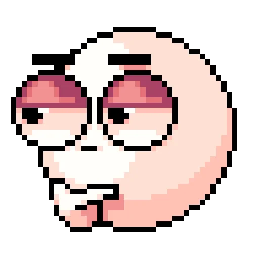 Cursed Pixelmoji emoji 🤔