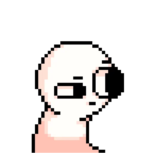 Cursed Pixelmoji emoji 🤨