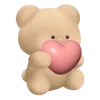 Telegram emojisi «Cute 3D» 🐻