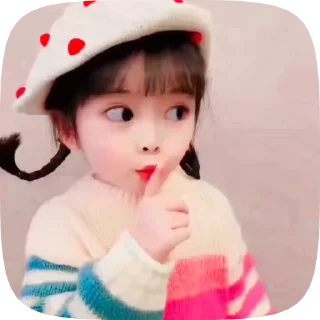 Эмодзи Cute Baby 🤫