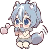 Telegram emoji «Cute Boy» 🐺