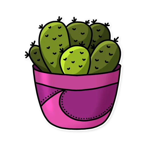Cactuses stiker 🤭