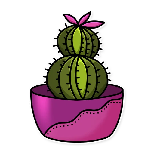 Cactuses stiker 🥳