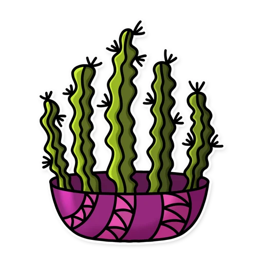 Cactuses stiker 💃