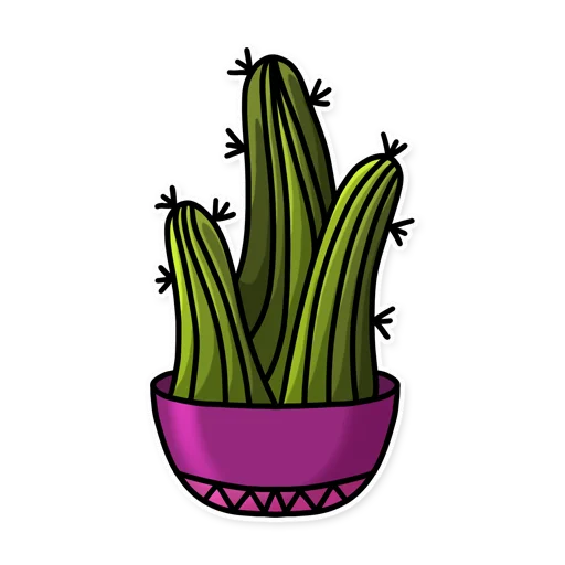 Cactuses stiker 😜