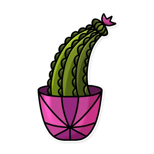 Cactuses stiker 🥴