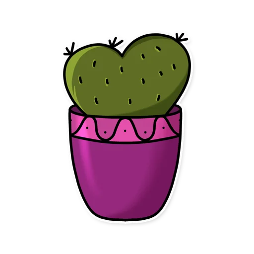 Стикер Cactuses ❤️