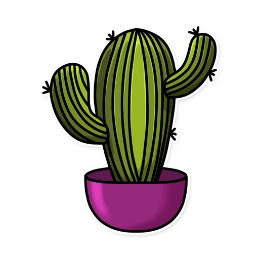 Cactuses stiker 💪