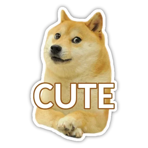 Стікер Telegram «Cute Dog» 🙃