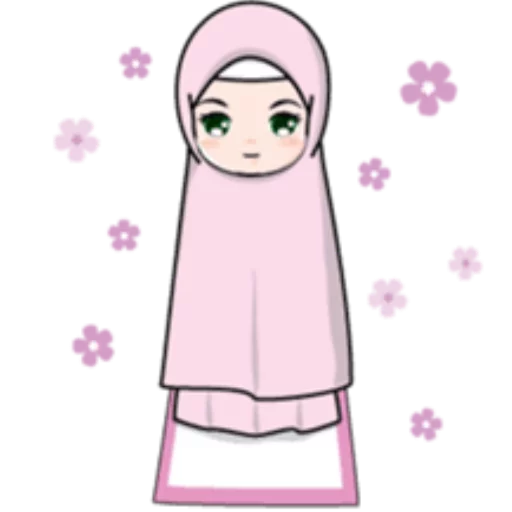 Стикер Cute Hijab Girl 🙏