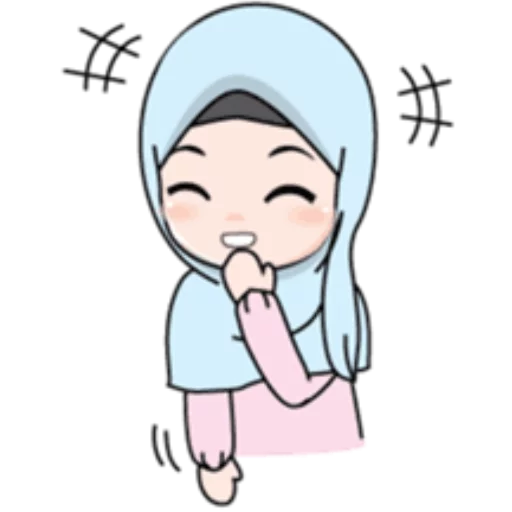 Cute Hijab Girl stiker 😅
